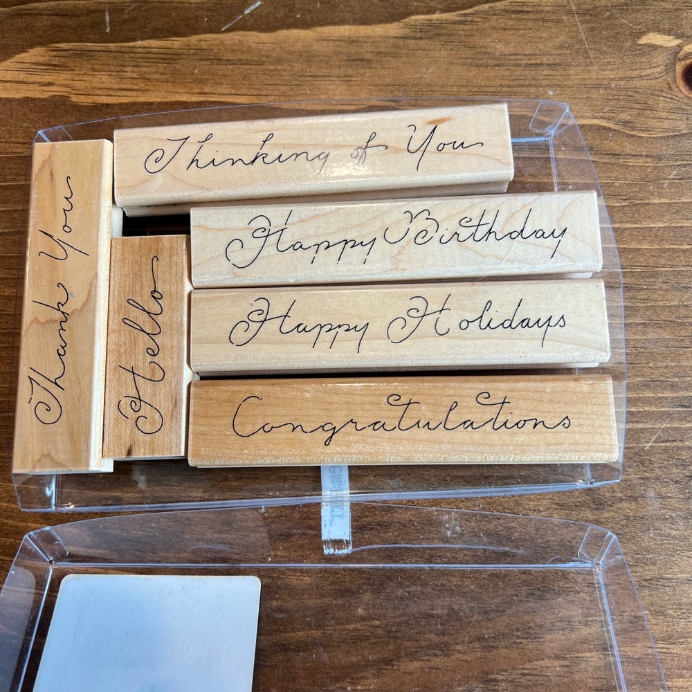 Close to my Heart Greeting stamp set